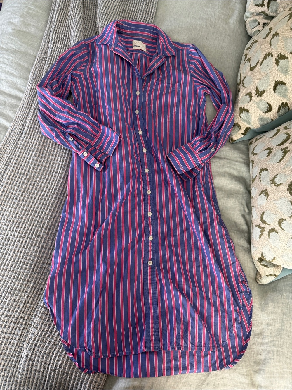 J crew poplin shirt dress